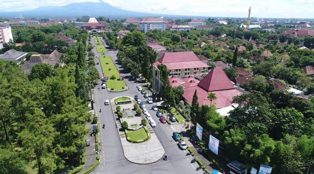 Wilayah Universitas Gadjah Mada, Yogyakarta. Sumber: shutterstock/faizalafnan
