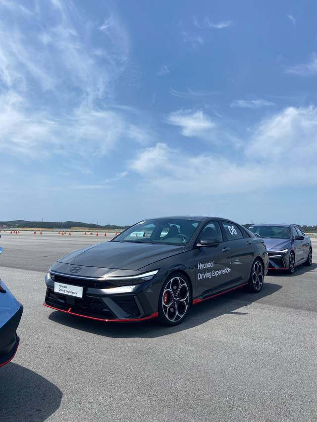 Sedan performa tinggi Hyundai Elantra N. Foto: Gesit Prayogi/kumparan