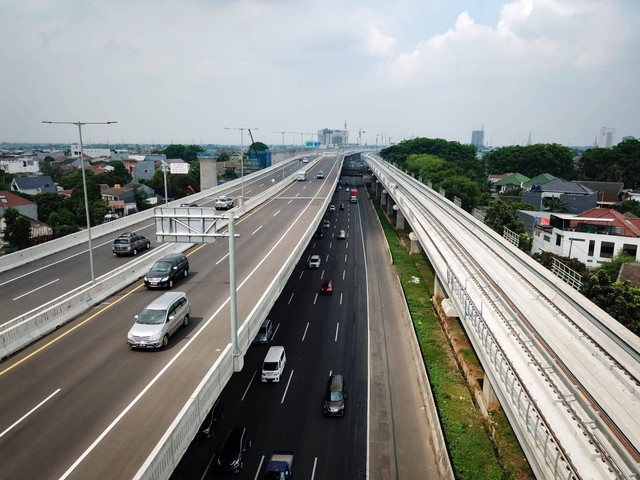 Jalan Layang Mohammed Bin Zayed (MBZ). Foto: Dok. PT Jasamarga Jalan Layang Cikampek