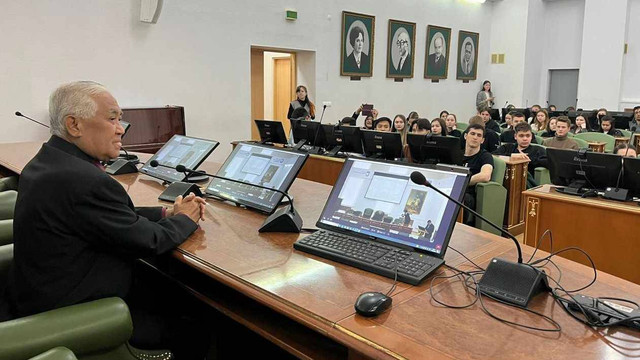 Din Syamsuddin di Kazan Federal University, Jumat 17 Mei 2024. Foto: Dok. Istimewa