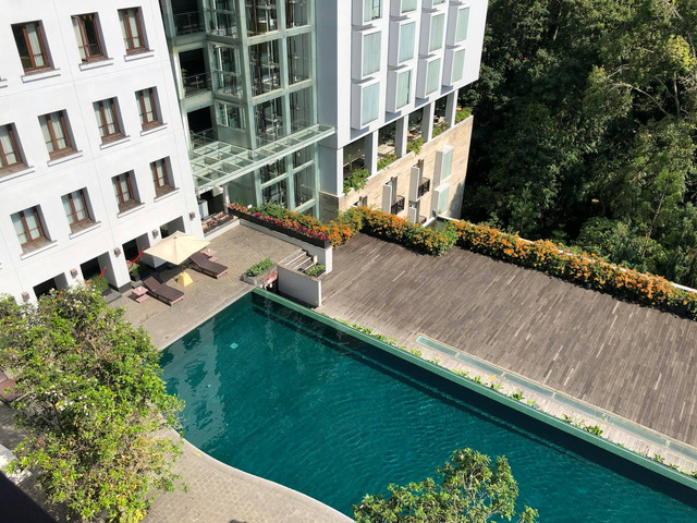 Hotel di Jalan Riau Bandung, foto hanya ilustrasi, bukan tempat sebenarnya: Unsplash/Hidayat Abisena