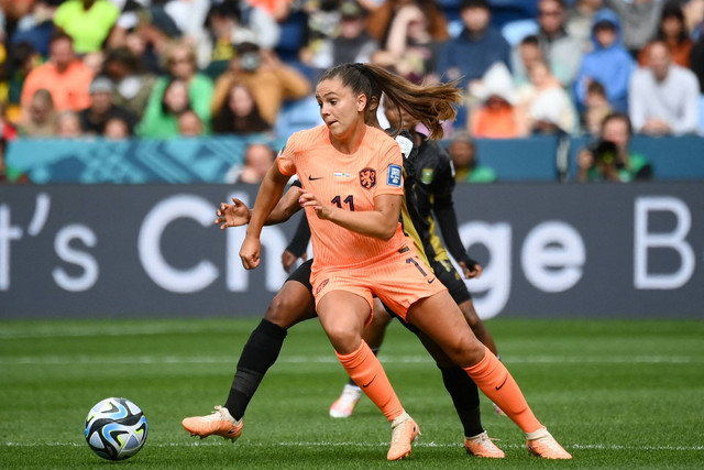 Pesepak bola wanita Belanda, Lieke Martens. Foto: Franck Fife/AFP
