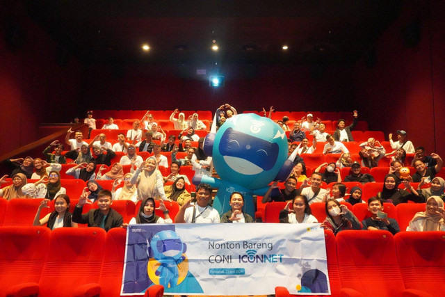 'Nonton Bareng CONI ICONNET' yang digelar ICONNET. Foto: Dok Istimewa