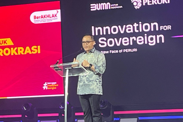 Menteri Pendayagunaan Aparatur Negara dan Reformasi Birokrasi (MenPANRB) Abdullah Azwar Anas di Kantor Peruri Jakarta, Rabu (22/5/2024). Foto: Widya Islamiati/kumparan