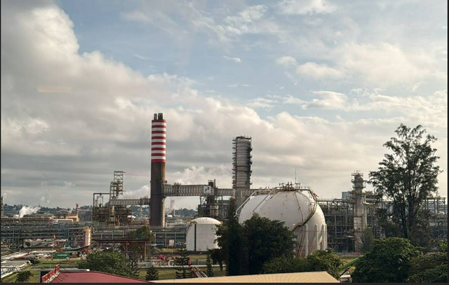 Kondisi Kilang Balikpapan setelah terjadi kebakaran. Dok: Pertamina