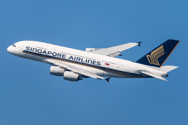 Pesawat Singapore Airlines. Foto: BeAvPhoto/Shutterstock