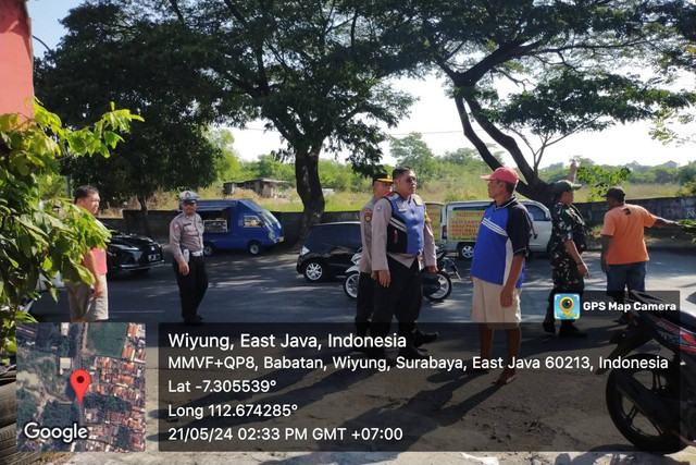 Lokasi Kusharto ditembak, di dekat waduk Unesa Surabaya. Foto: Dok. Polsek Wiyung