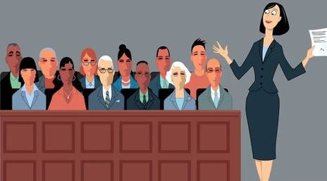 Ilustrasi pembacaan surat dakwaan. Foto: shutterstock