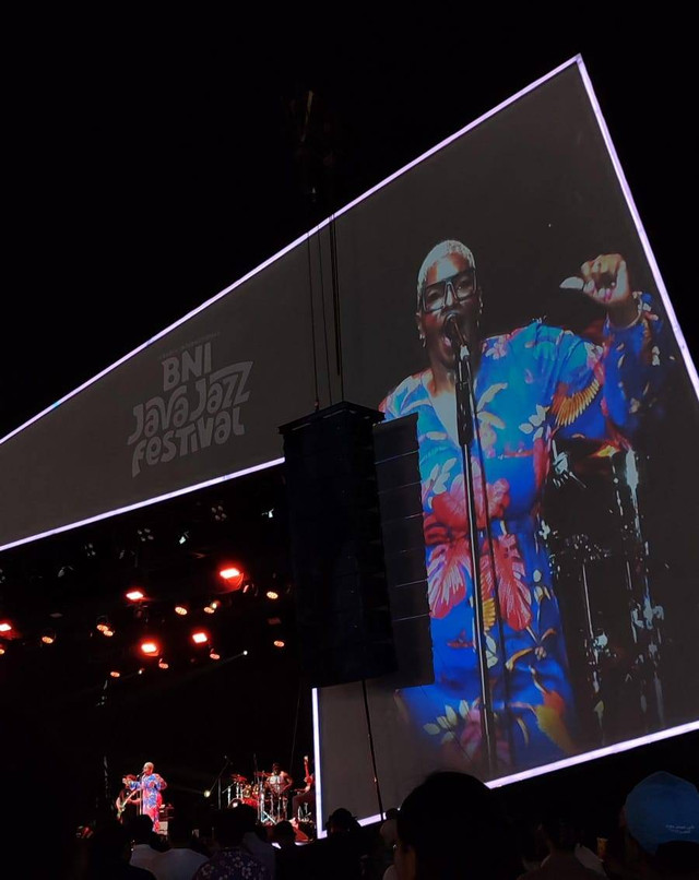 Penampilan dari Kennedy Administration di Java Jazz Festival 2024. (Foto: Vintasya Hilda Kauri Pinontoan)