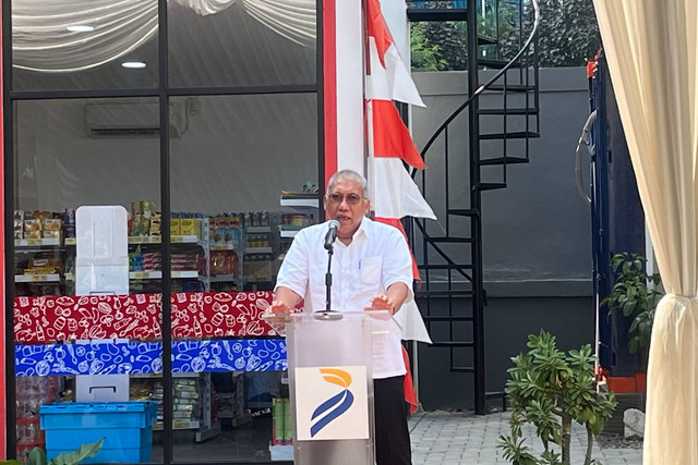 Direktur Utama Perum Bulog Bayu Krisnamurthi di d GAT 55, Jakarta, Senin (27/5/2024). Foto: Widya Islamiati/kumparan