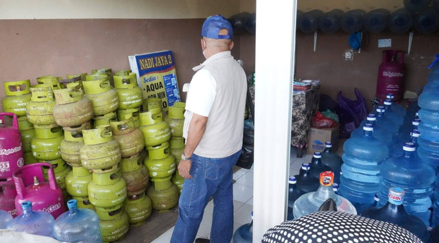 Ilustrasi- pangkalan LPG 3 Kg - IST