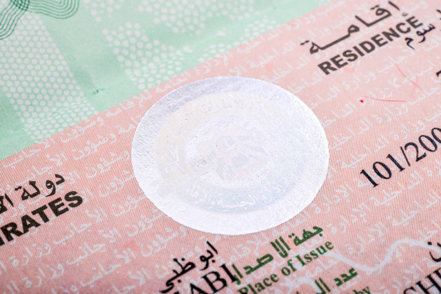 Ilustrasi visa UEA. Foto: Touseef designer/Shutterstock