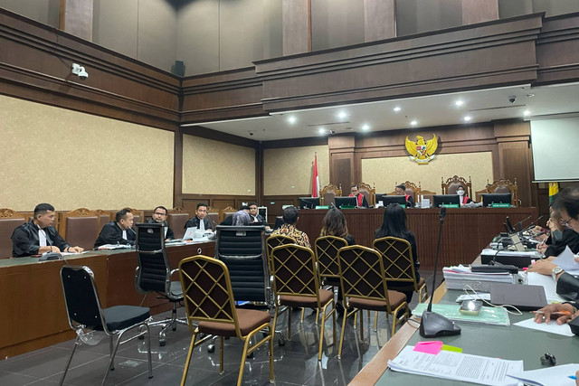 Sidang lanjutan kasus gratifikasi di lingkungan Kementan dengan terdakwa SYL dkk, dengan agenda pemeriksaan saksi, yang digelar di Pengadilan Tipikor, Jakarta Pusat, Rabu (29/5/2024). Foto: Fadhil Pramudya/kumparan
