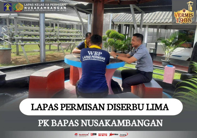 Lapas Permisan Diserbu Lima PK Bapas Nusakambangan