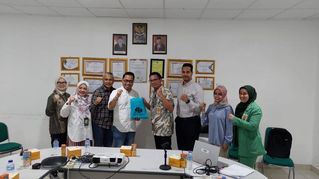 Kepala BPJamsostek Cabang Palembang sosialisasi SERTAKAN di RS Hermina OPI, Foto : Ist