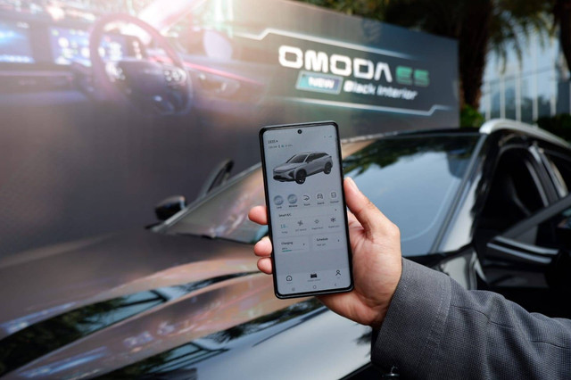 Fitur Car Link O pada Chery Omoda E5. dok. Aditya Pratama Niagara