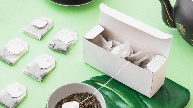 Teabag organik (sumber : freepik.com)
