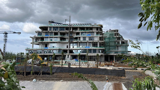 Pembangunan di Kawasan Inti Pusat Pemerintahan (KIPP) IKN. Foto: kumparan