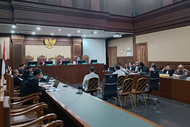 Sidang lanjutan kasus gratifikasi di lingkungan Kementan dengan terdakwa SYL di Pengadilan Tipikor, Jakarta Pusat, Senin (10/6/2024). Foto: Fadhil Pramudya/kumparan