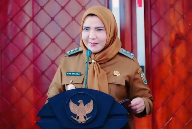 Wali Kota Bandar Lampung Eva Dwiana | Foto : Ist