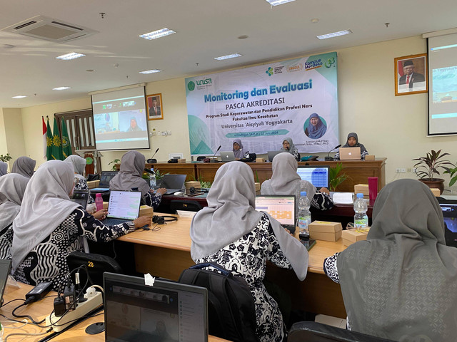 prodi keperawatan UNISA Yogyakarta melakukan monev