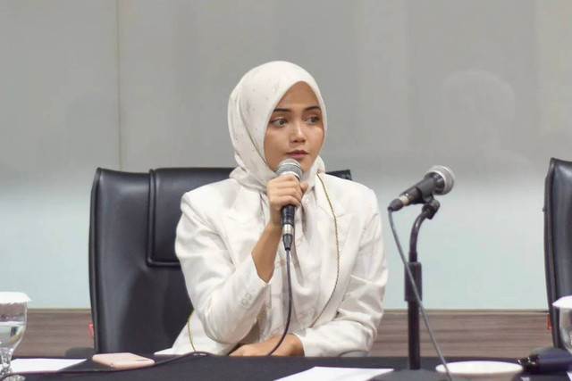 Calon Anggota DPD Sumbar, Cerint Iralloza Tasya.  Foto: Dok. Pribadi