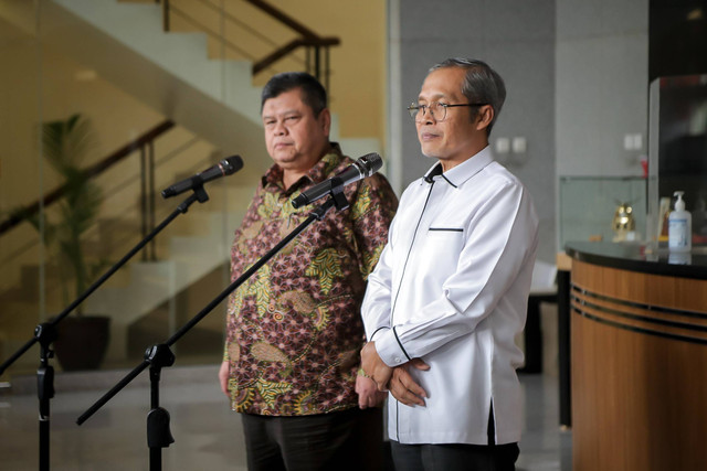 Pimpinan Komisi Pemberantasan Korupsi (KPK) Alexander Marwata memberikan keterangan pers usai audiensi bersama Ketua Pansel Capim KPK Muhammad Yusuf Ateh di Gedung Merah Putih KPK, Jakarta, Rabu (12/6/2024). Foto: Jamal Ramadhan/kumparan