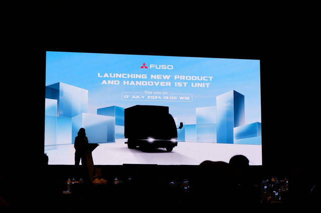 Bocoran truk listrik Fuso eCanter di pameran otomotif GIIAS 2024. Foto: Aditya Pratama Niagara/kumparan