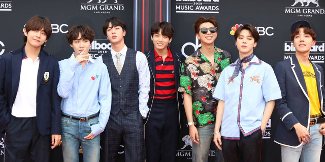 Grup K-Pop BTS. Foto: Kathy Hutchins/Shutterstock