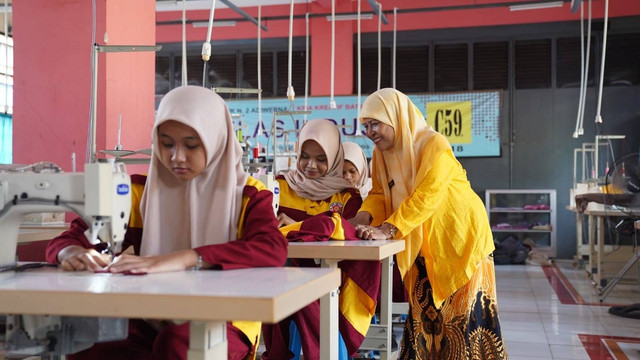 Ilustrasi pendidikan vokasi. Foto: Kemendikbudristek