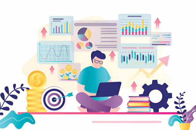 Ilustrasi seseorang belajar literasi digital. Sumber: Istock.com