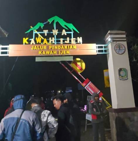 Pintu Masuk TWA Kawah Ijen. Foto:Indra Arif Firmansyah/Dok. Pribadi