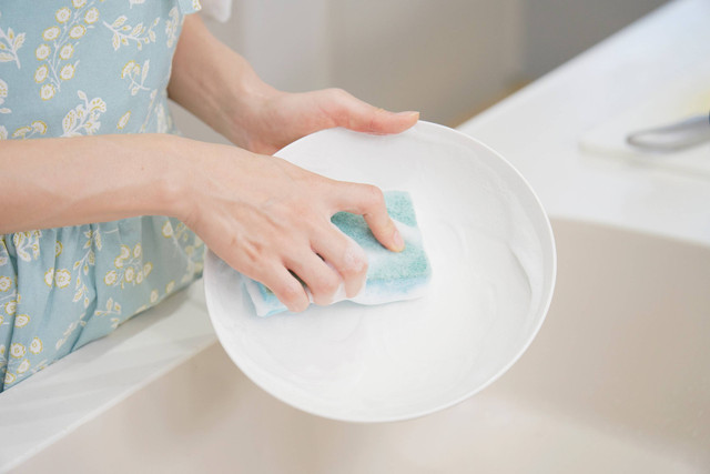 Ilustrasi spons cuci piring. Foto: siro46/Shutterstock