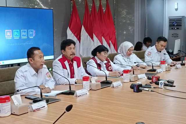 Konferensi pers terkait hasil seleksi Paskibraka tingkat pusat tahun 2024 di kantor BPIP, Jakarta Pusat, Senin (24/6/2024). Foto: Fadlan Nuril Fahmi/kumparan