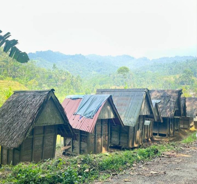 Foto diambil di Kampung Cirompang, Desa Cirompang, Kecamatan Sobang, Lebak, Banten.