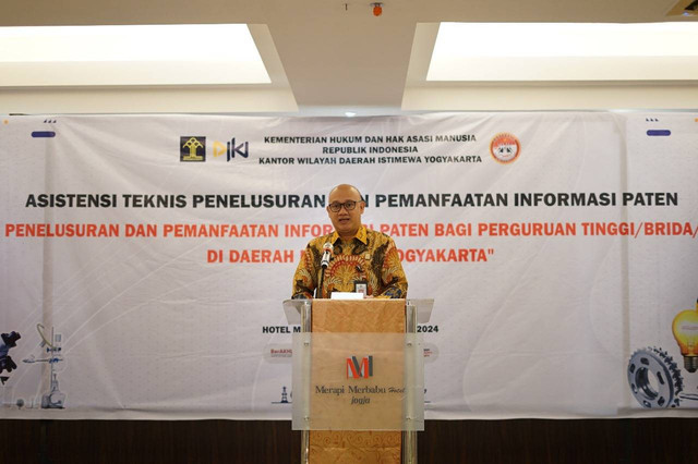 Kemenkumham DIY Gelar Asistensi Teknis Terkait Paten