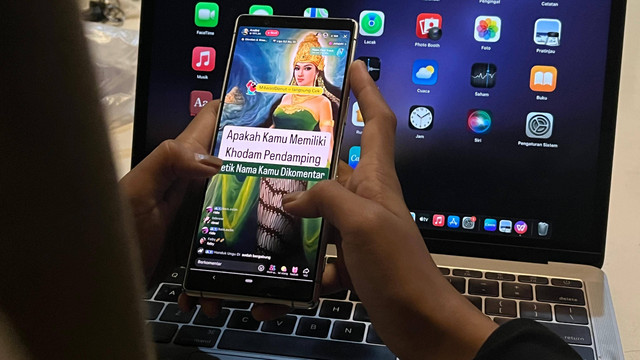 Ilustrasi cek khodam di TikTok. Foto: Widi RH Pradana/Pandangan Jogja