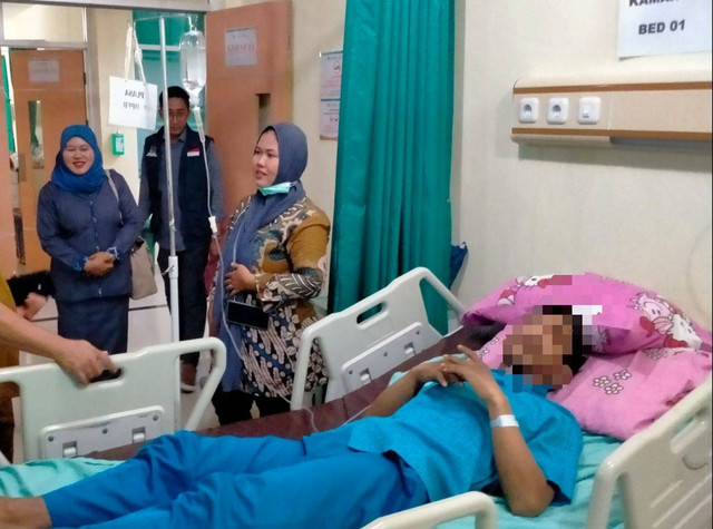Slamet Hidayat di RSUD Indramayu, Selasa (24/6/2024). Foto: Dok. kumparan