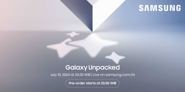 Samsung umumkan acara Galaxy Unpacked untuk peluncuran Galaxy Z Fold 6 dan Flip 6. Foto: Samsung