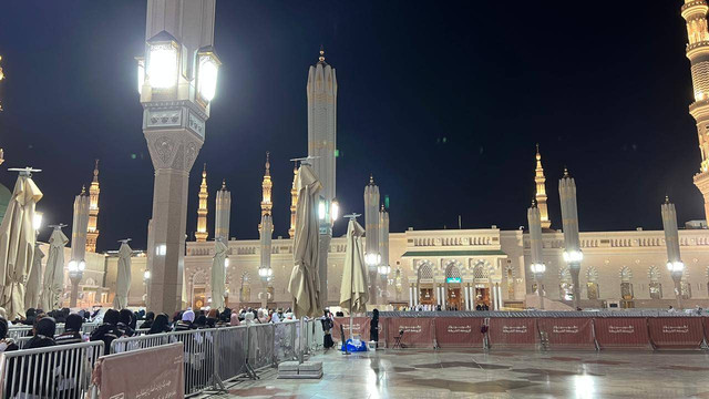 Suasana Masjid Nabawi di Madinah, Jumat (28/6/2024). Foto: Salmah Muslimah/kumparan