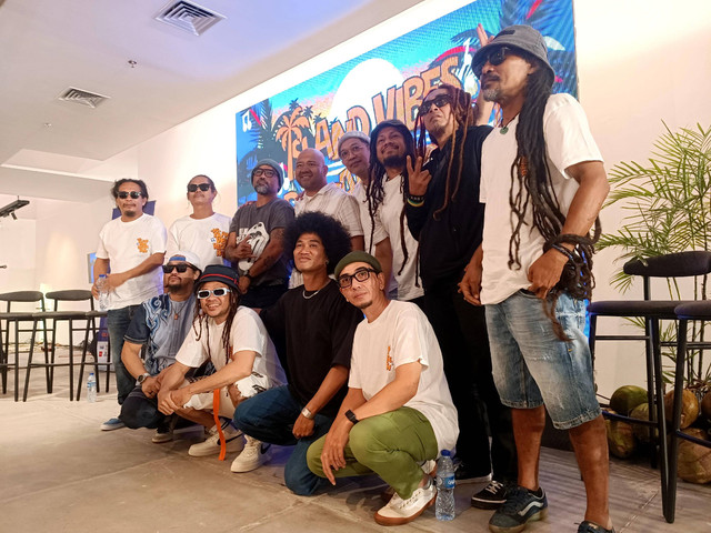 Konferensi Pers Album dan Tur Album Island Vibes.  Foto: Dok. Istimewa