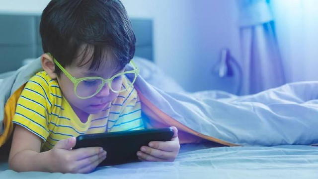 Ilustrasi Pengguna Media Sosial Sedang Menyaksikan Konten (Gambar/ Video) di Media Sosial (Sumber: iStock)