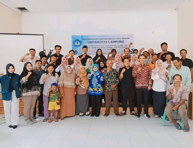 Kegiatan Pengabdian kepada Masyarakat (PKM) oleh dosen Fakultas Hukum Universitas Lampung (Unila) | Foto : Ist