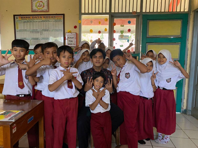 anak anak SD N Timpik 02 Susukan Kab. Semarang