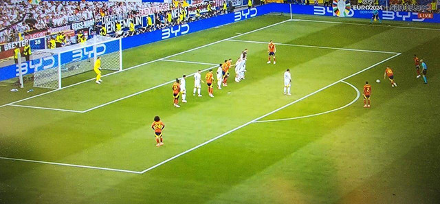 Ilustrasi pertandingan Spanyol vs Jerman, sumber: Dok. Pribadi.