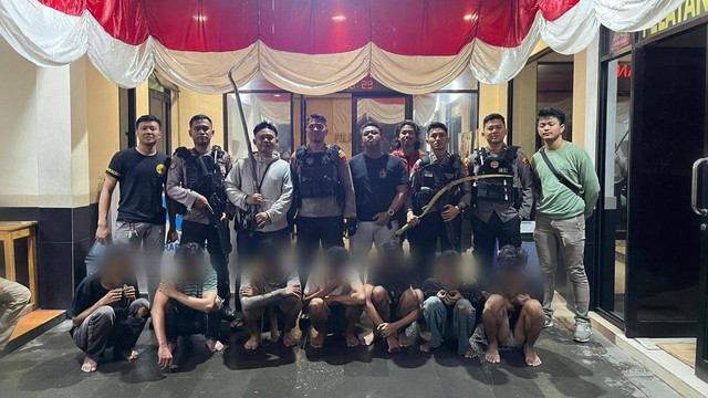 Polisi gagalkan aksi tawuran di Jakarta Barat, Minggu (7/7/2024). Foto: Dok. Istimewa