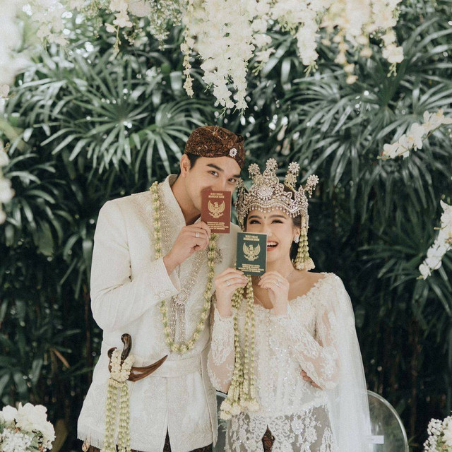 Salshabilla Adriani resmi menikah dengan Ibrahim Risyad. Foto: Instagram/@salshabillaadr