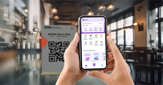 Krom Bank Luncurkan Fitur QRIS.  Foto: Dok. Krom Bank