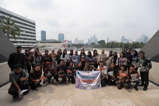 Member teman kumparan di acara kumparan Hangout Tur DPR RI. Foto: kumparan