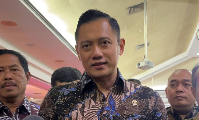 Menteri Agraria dan Tata Ruang (ATR)/ Kepala Badan Pertanahan Nasional (BPN), Agus Harimurti Yudhoyono (AHY) di Kantor Gubernur Jawa Tengah, Semarang, Jumat (12/7). Foto: Widya Islamiati/kumparan